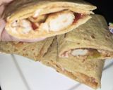 A picture of step 10 of Chicken pita wraps.