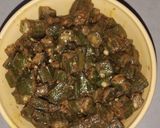 चटपटी भिंडी (Chatpati bhindi recipe in hindi) रेसिपी चरण 3 फोटो