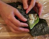 A picture of step 11 of Chicken Teriyaki Onigirazu.