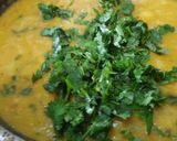 A picture of step 7 of Moong Dal Palak with Boiled Rice 😋.