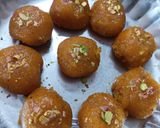 A picture of step 5 of Motichur laddu.