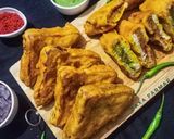 A picture of step 10 of Bread Pakoda.