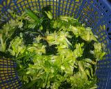 Foto langkah ke 1 dari resep Tumis teri kembang pepaya.