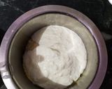 A picture of step 2 of Khanan dhokla.