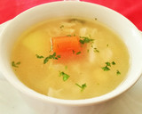 Foto del paso 5 de la receta: Caldo de pollo con Cabello de ángel