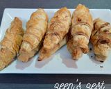 A picture of step 3 of Cadbury Chocolate Puff Pastry Croissants.
