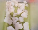 A picture of step 2 of Fideuá with Cuttlefish, Shrimp, and Aioli.