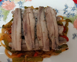 Foto del paso 6 de la receta: Sardinas marinadas con fritada de verduras