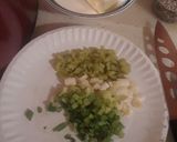 A picture of step 2 of Blue Cheeseball.