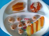 Nasi Bola Udang Kukus - Baby Fingers Food - MPASI 8bulan