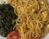 A picture of step 8 of Spaghetti with eggs.