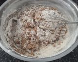 A picture of step 6 of Wheat, Amaranth, Soya flour enriched Apple Cake.