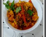 A picture of step 1 of Mixed Sabji Curry.
