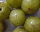 A picture of step 1 of Amla Murabba.