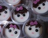 Foto langkah ke 8 dari resep Puding karakter Hello Kitty.