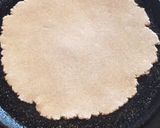 A picture of step 2 of Bran flour roti.