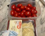 A picture of step 1 of Ravioli on the BBQ.