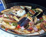 Foto del paso 9 de la receta: Ensalada de chiles asados con vegetales orgánicos y especias