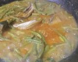 A picture of step 3 of Hot & Spicy Arum-lobe with Hilsha Head/ ইলিশ মাছের মাথা দিয়ে কচুর লতির ঝাল.