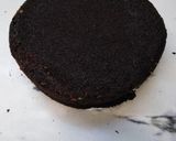 A picture of step 2 of Nutella cake.