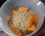 Foto del paso 3 de la receta: Buñuelos de calabaza asada y castañas con natillas