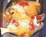 A picture of step 1 of Pomfret Macher Jhal.