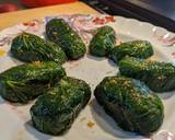Wild Mustard garlic leaf and red dead nettle & wild onion dolmas recipe step 8 photo