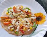 A picture of step 3 of Healthy Rava Pizza.