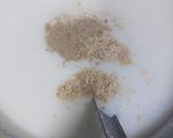 A picture of step 3 of Sabudana and semolina kheer.