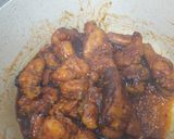 A picture of step 6 of Chicken on Buffalo sauce.