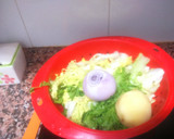 Foto del paso 3 de la receta: Escarola hervida y puré de pavo con guisantes