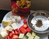 A picture of step 1 of Rubic square salad.