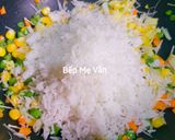 Hình bước làm 5 của món Cơm Chiên Chay Trái Thơm