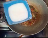 A picture of step 4 of Veg Manchurian noodles 😋.