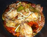 A picture of step 7 of Peshawari karahi.