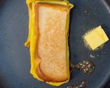 A picture of step 7 of Easy One Pan Egg Toast 🥪 | 5 Minutes Breakfast Recipe.