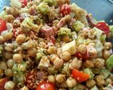 Une image de l'étape 3 de Salade de pois chiches.