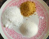 A picture of step 2 of Patisapta pitha -A Bengali sweet.