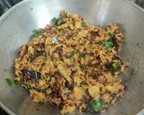 A picture of step 6 of BESAN WAALI MOOLI..