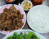 A picture of step 6 of Bún Thịt Nướng.