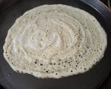 A picture of step 2 of Kambu (pearl millet) dosa.