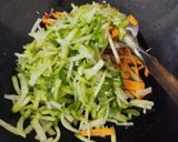 Foto langkah ke 3 dari resep Tumis Labu Wortel Tempe.
