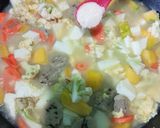 Foto langkah ke 4 dari resep Orak-arik Labu Kuning Putih Telur.