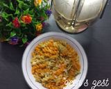 A picture of step 4 of Tricolour Fusili.