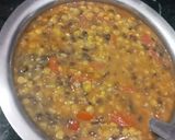 A picture of step 3 of Maa chole ki daal.