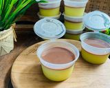 Foto langkah ke 7 dari resep Puding Kentang Vla Cokelat.