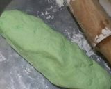 Hình bước làm 3 của món Bánh bao lá nếp nhân custard