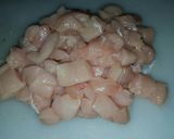 Foto del paso 1 de la receta: Risotto de hongos y pollo
