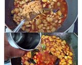 A picture of step 4 of Gujarati Vaal Nu Shaak (Lima Beans Curry).