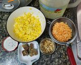 Hình bước làm 2 của món Sữa bắp + hạt điều + đậu lăng🥜🥜🥜🥃🥃🥃